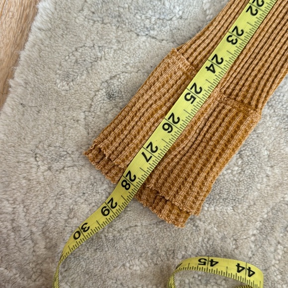 Free People Colt Long Sleeve Waffle Knit Henley - Picture 5 of 6